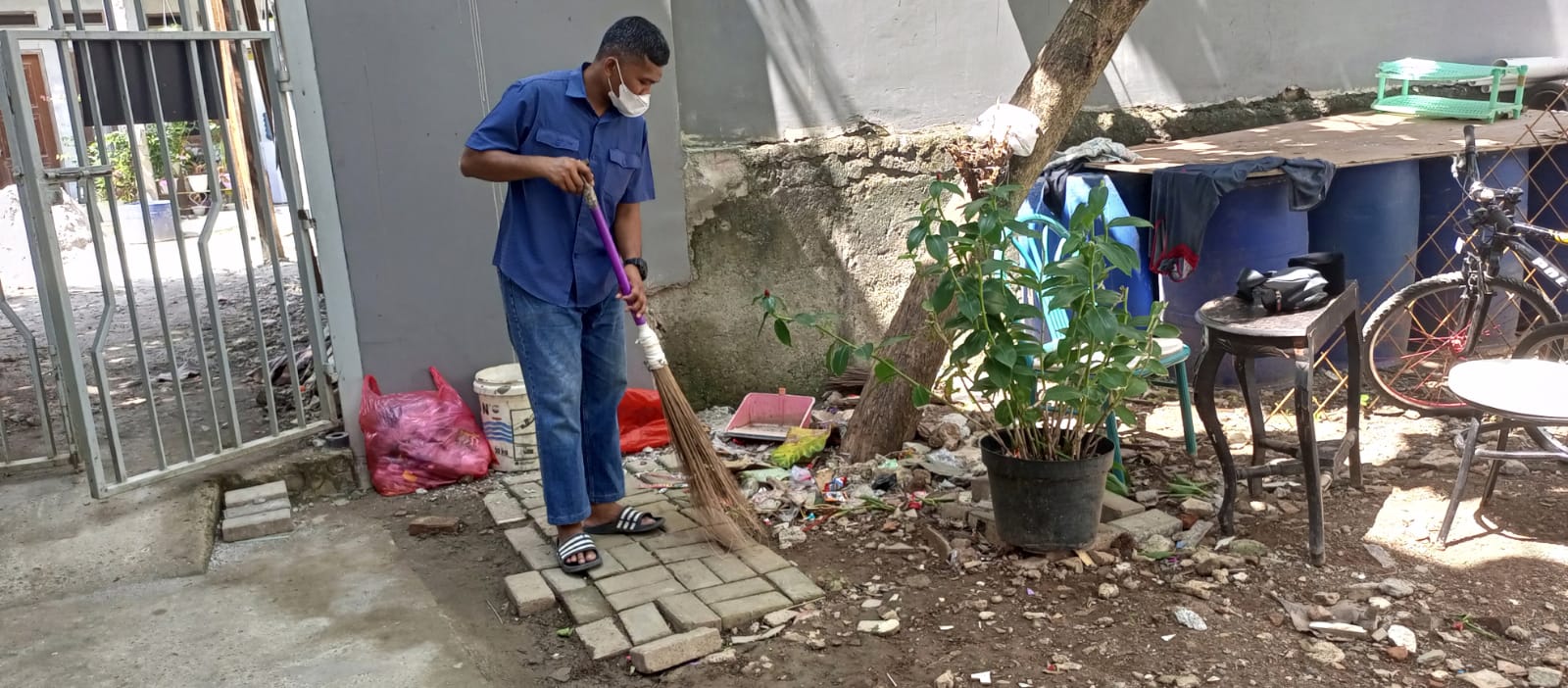 PAC LDII Jurang Mangu Barat Ambil Bagian Dalam Mensukseskan World Clean Up Day Indonesia 2021