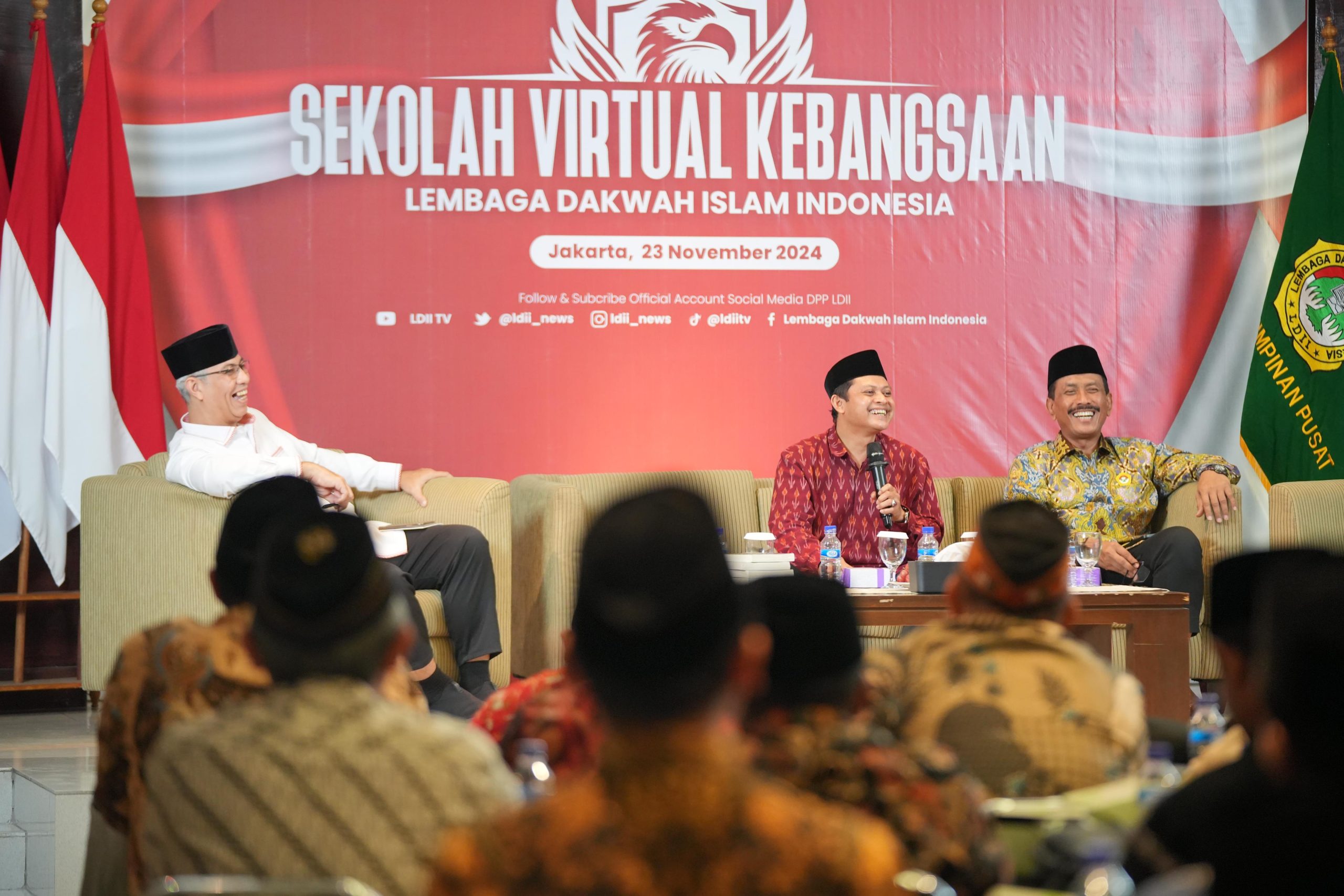 LDII Tangsel Hadiri Sekolah Virtual Kebangsaan Kerjasama DPP LDII dan MPR RI