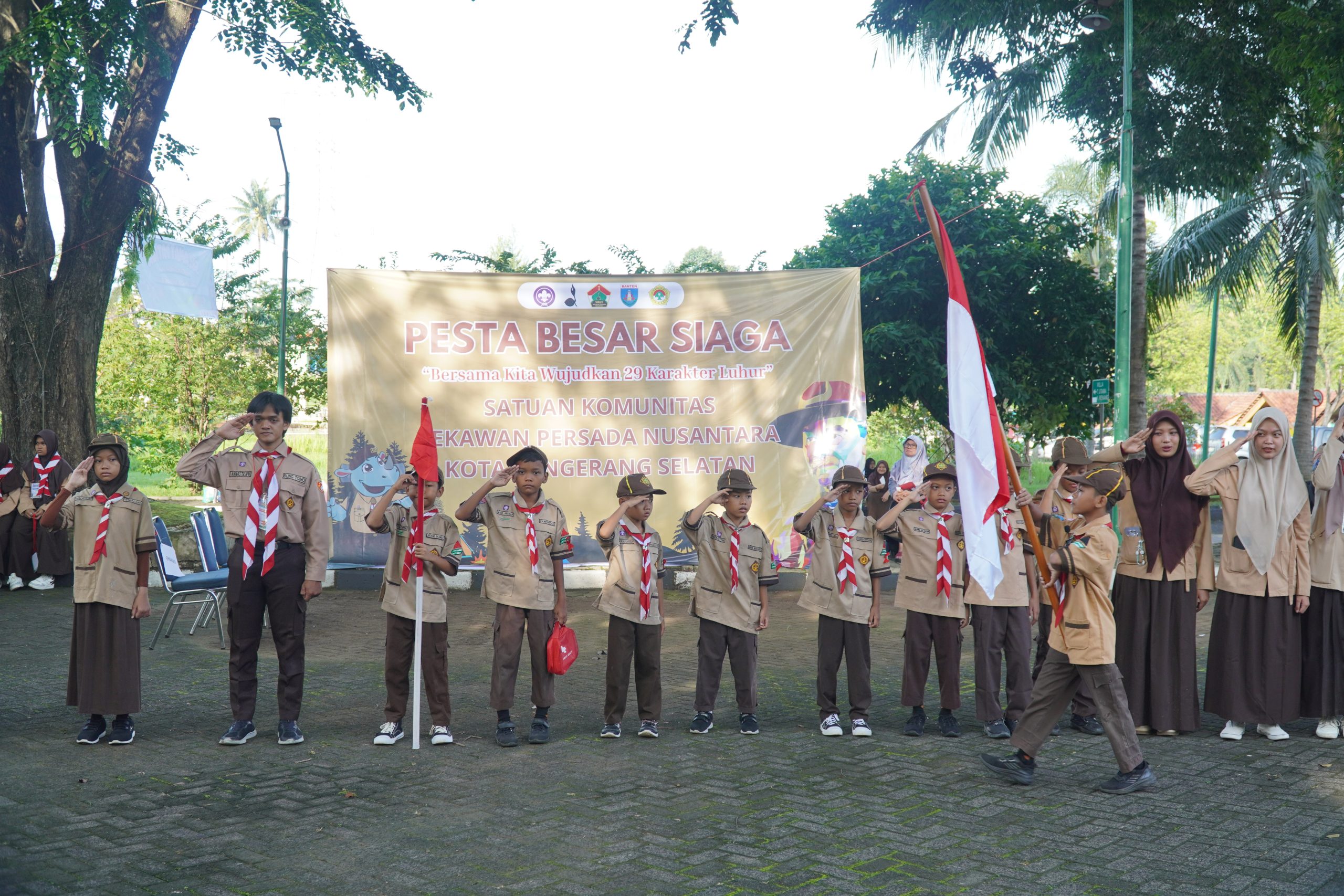 Pesta Besar Siaga 2024: Sakocab SPN Kota Tangerang Selatan Wujudkan Generasi Emas Berkarakter Luhur