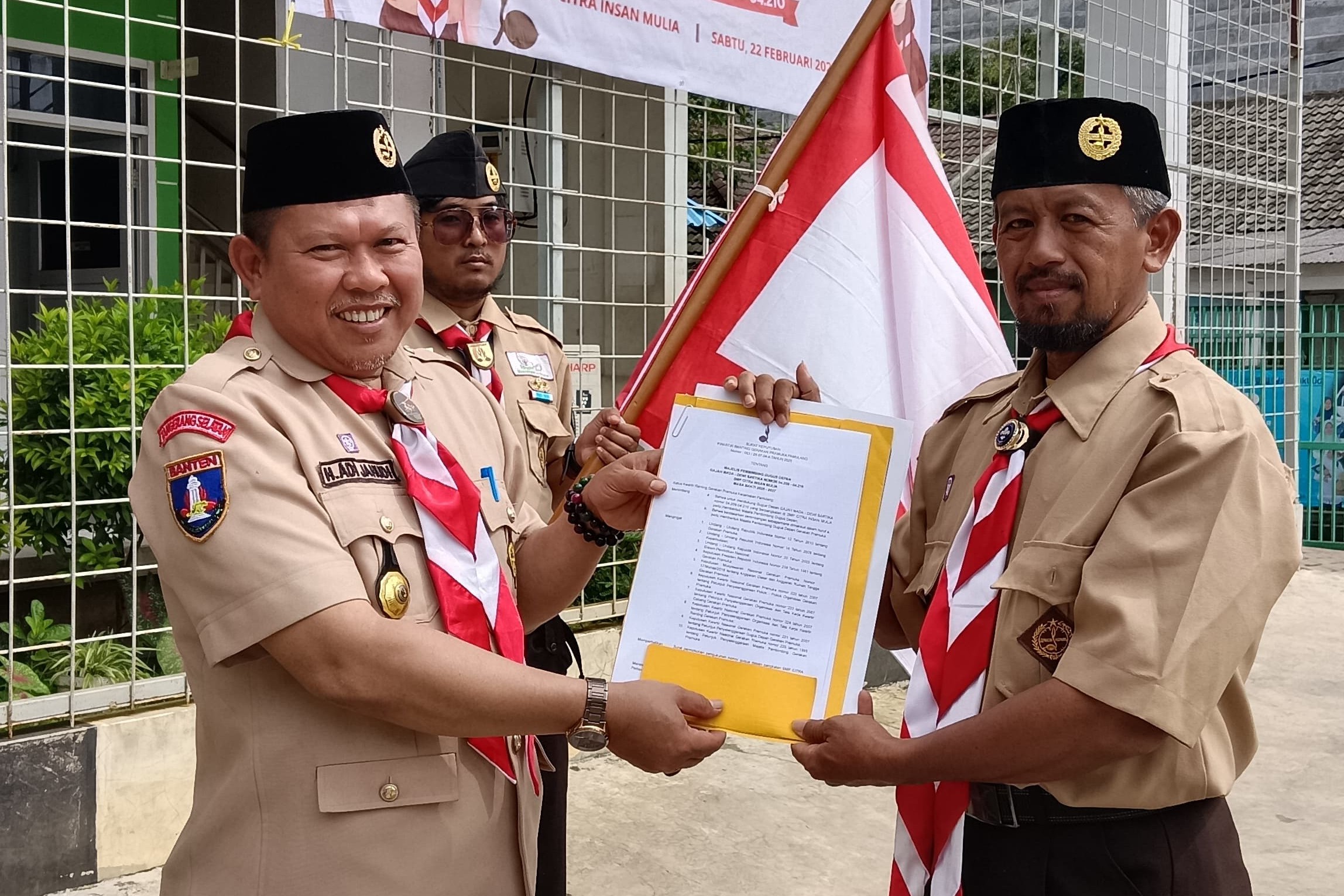 SMP Citra Insan Mulia Kukuhkan Mabigus dan Pengurus Gugus Depan Pramuka