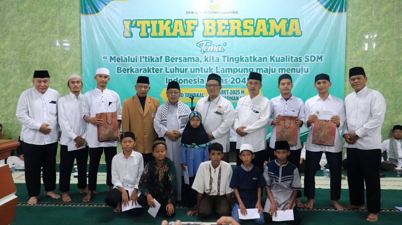 LDII Lampung Beri Santunan kepada Guru Ngaji, Anak Yatim, dan Duafa di Bulan Ramadan