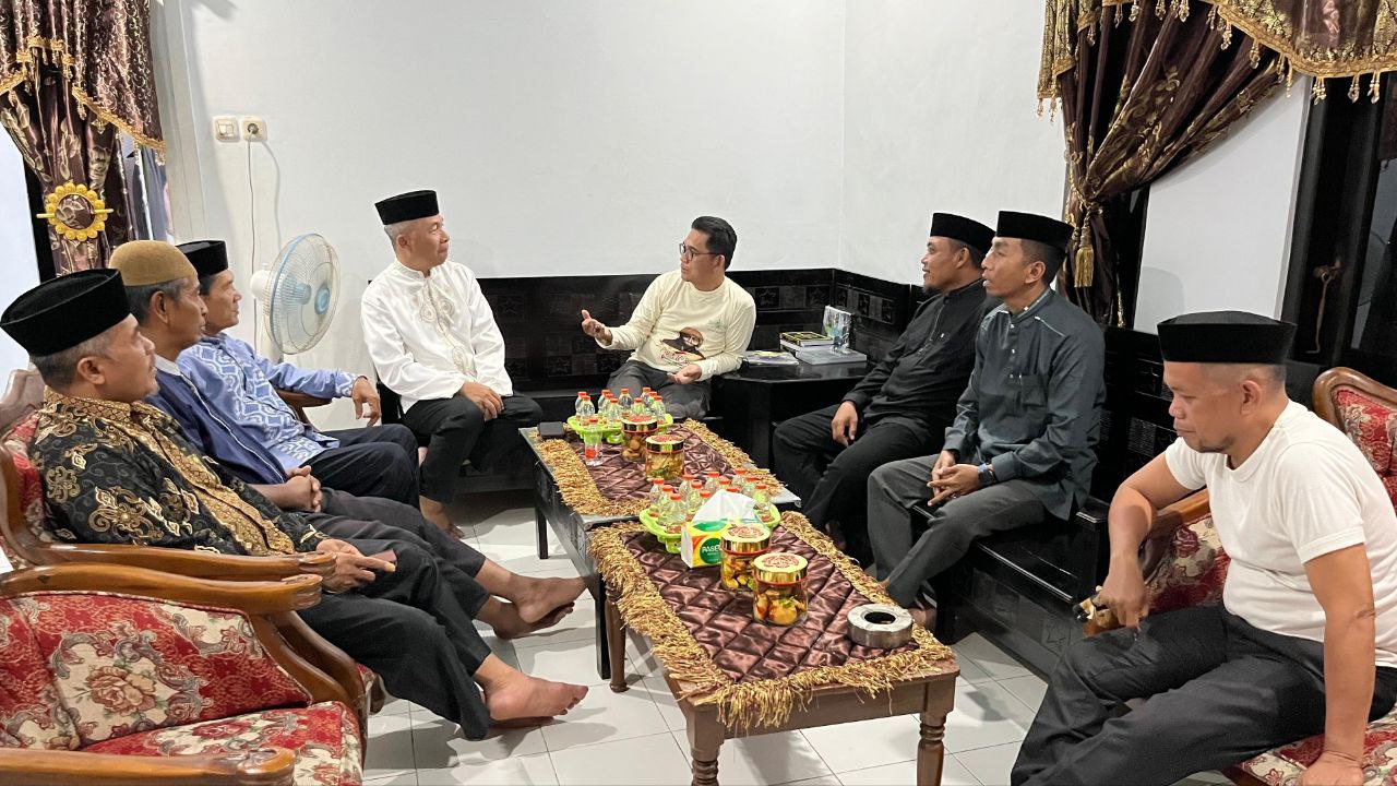 Momen Lebaran, Sekum MUI Sulbar Silaturahim dengan Pengurus LDII