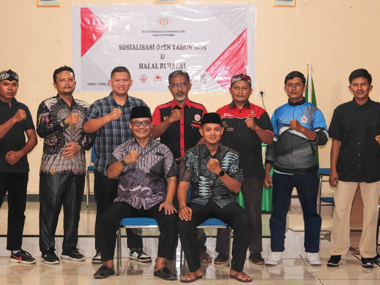 Pererat Silaturahim Antar Perguruan, Persinas ASAD Hadiri Halal Bihalal IPSI Nabire
