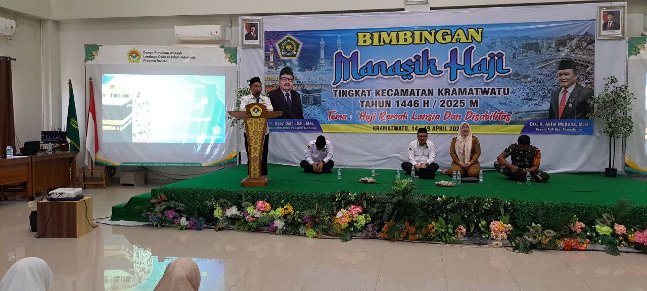 Kepala Kemenag Serang Beri Pembekalan Manasik Haji Calon Jamaah Haji 2025