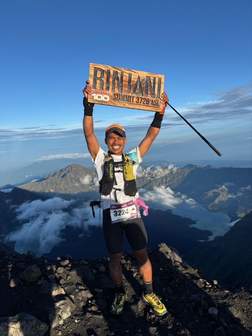 Nurdin Saputro, Remaja LDII Maros Raih Podium di Rinjani 100 Ultra Internasional