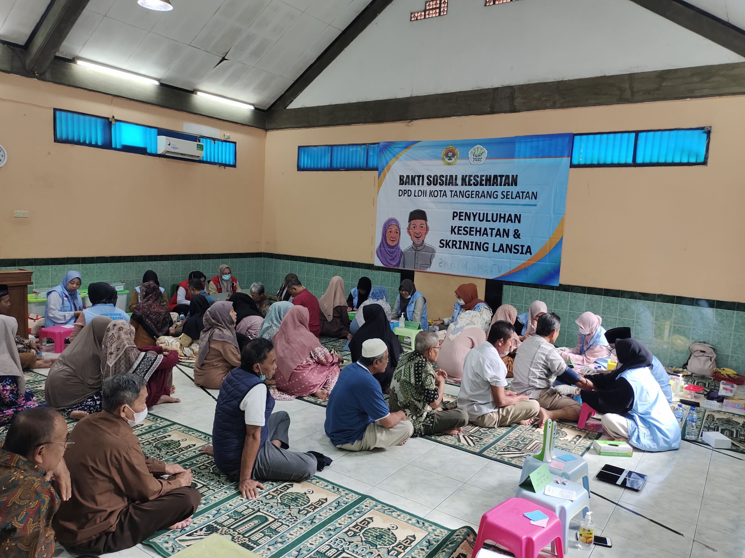 Skrining Kesehatan untuk Lansia, LDII Tangsel Tekankan Deteksi Dini Hipertensi