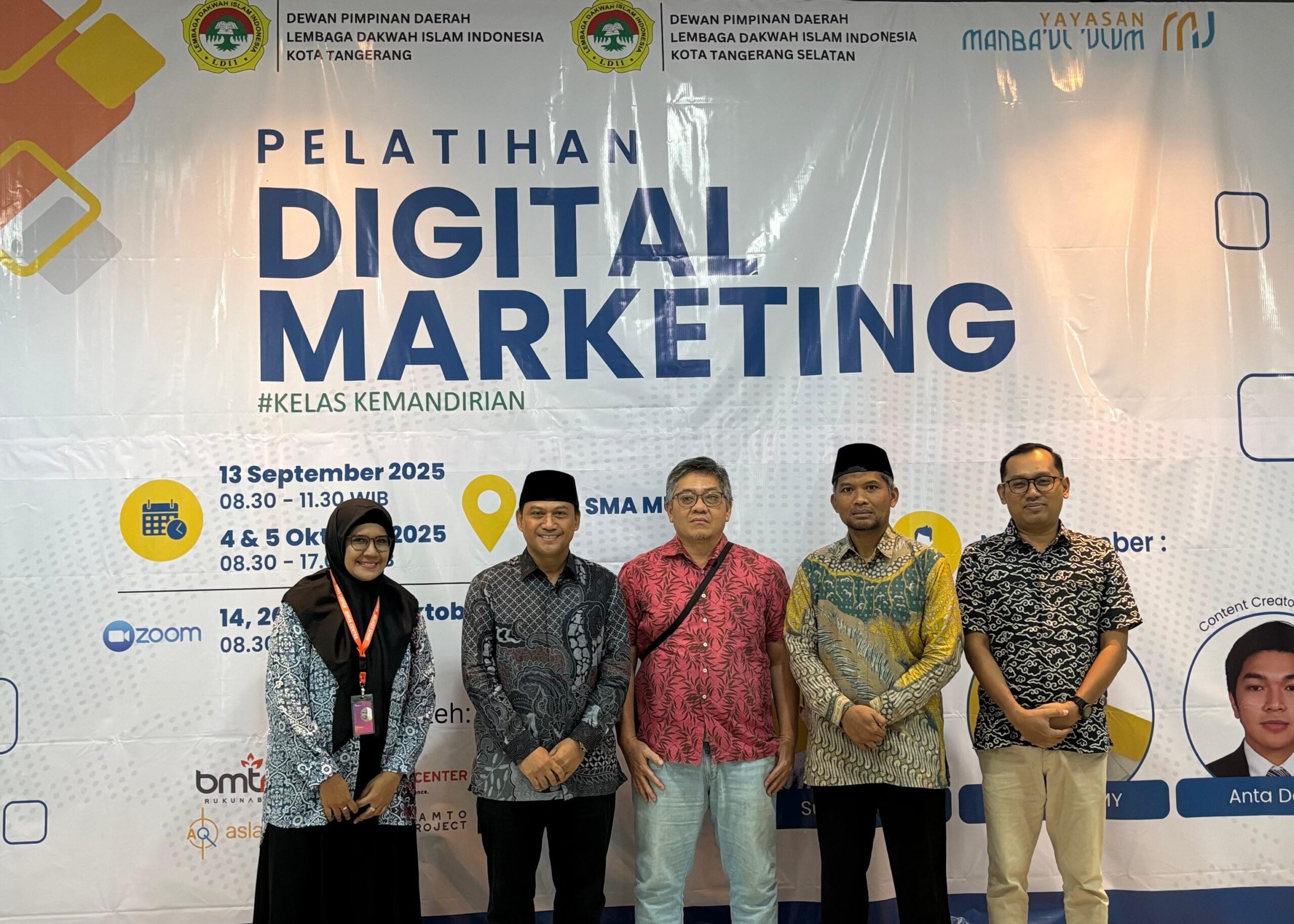 Gelar Pelatihan Digital Marketing, Manba’ul Ulum Dorong Kemandirian Generasi Muda